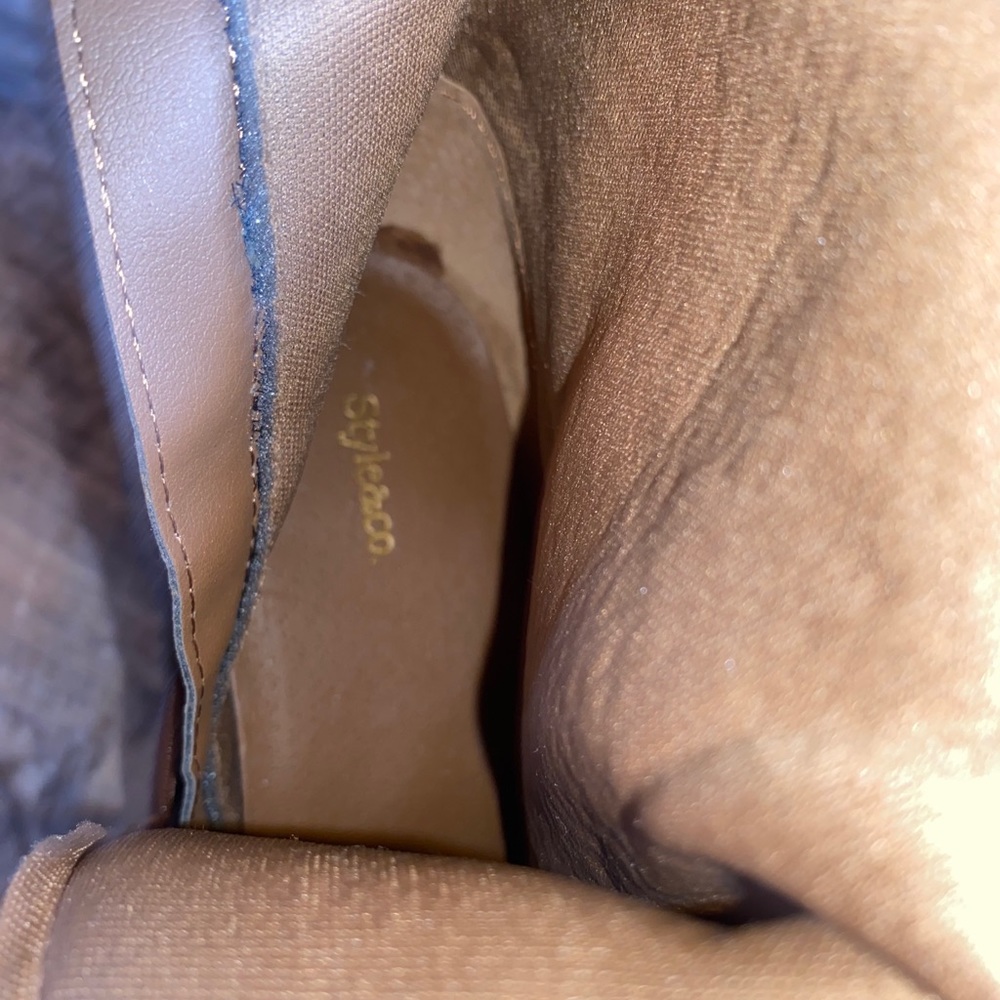 Style & co mid calf boot worn once